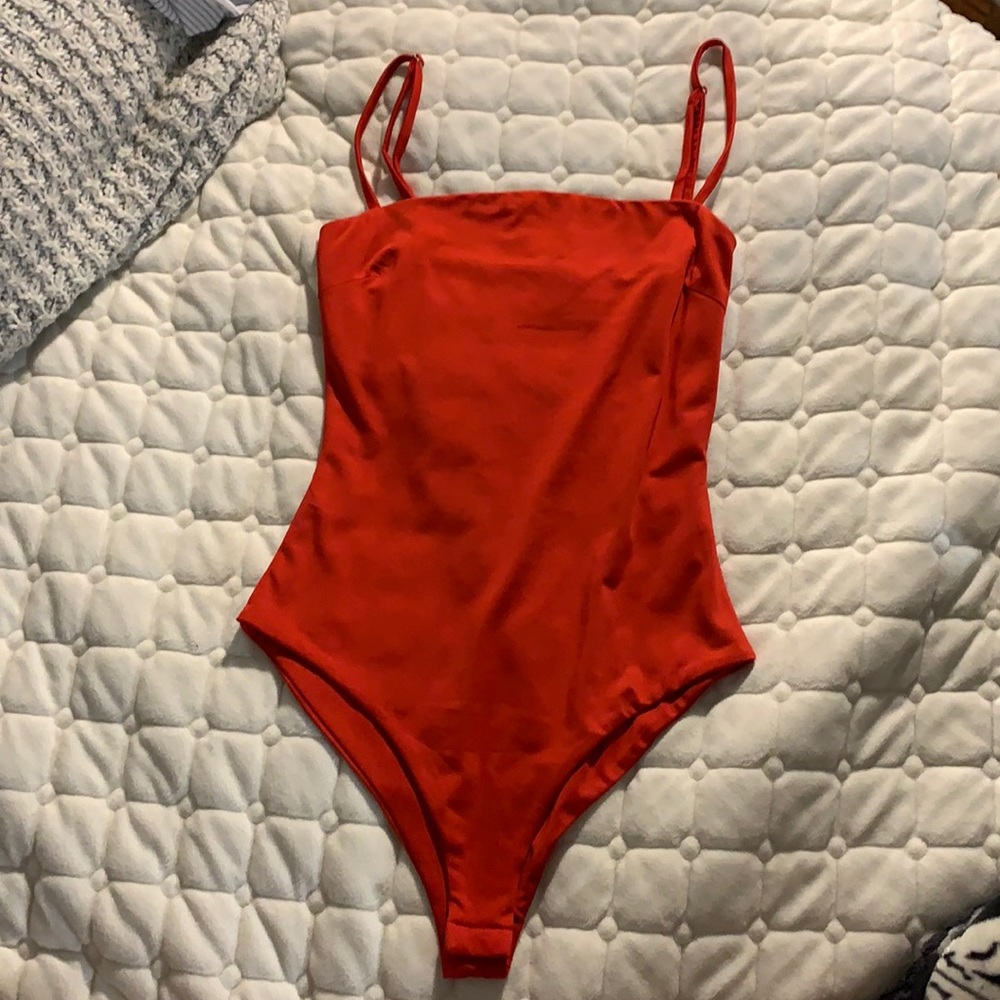 Red Princess Polly Bodysuit